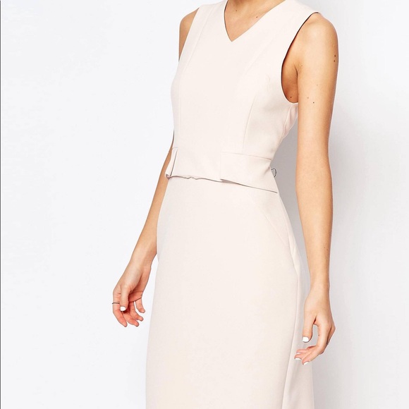 Whistles Ali pale pink Formal Shift Dress size US 10 - Picture 4 of 10